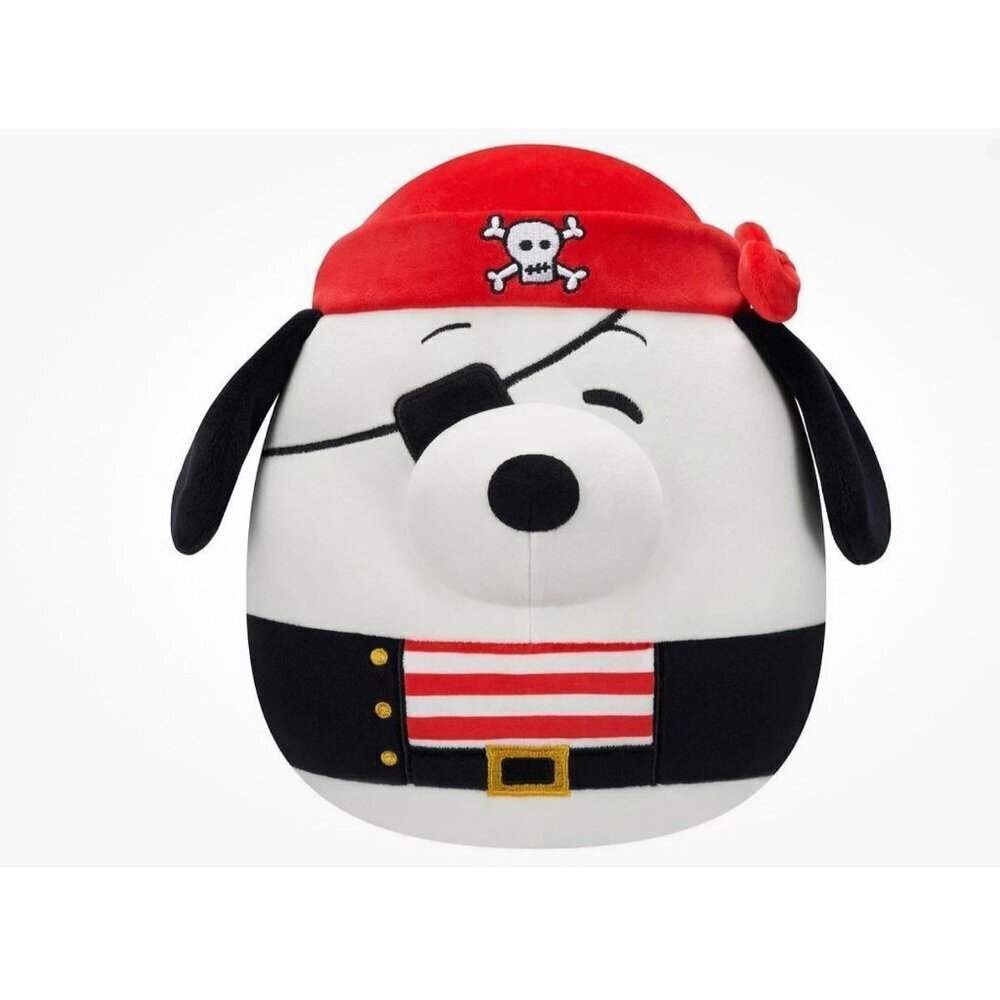 Snoopy Squishmallows Peanuts Snoopy Pirate Halloween 2025-10” Plush NEW with Tag